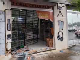 Madrugada de prejuízo: ladrão invade loja de celulares e foge com mercadorias no centro de Jandaia do Sul