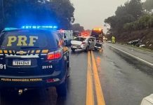 Tragédia na BR-277: quatro pessoas morrem em grave acidente em Guarapuava