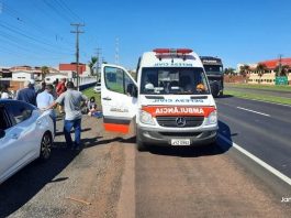 Idoso atropelado na BR-376, em Jandaia, não resiste e morre no hospital