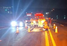 Mulher morre após ser atropelada por vários veículos na PR-444, em Mandaguari