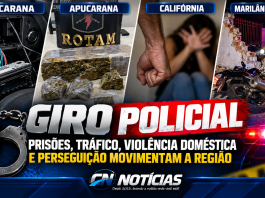 Giro policial: prisões, tráfico, violência doméstica e perseguição movimentam a região