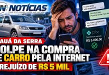 Homem cai em golpe ao tentar comprar carro pela internet e perde R$ 5 mil